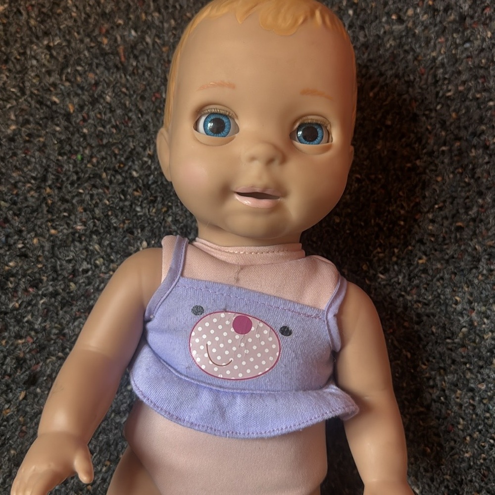 RARE LUVABELLA interactive baby doll with Blonde Hair
